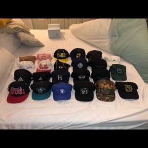 Vintage hat lot adidas huf nhl SnapBack